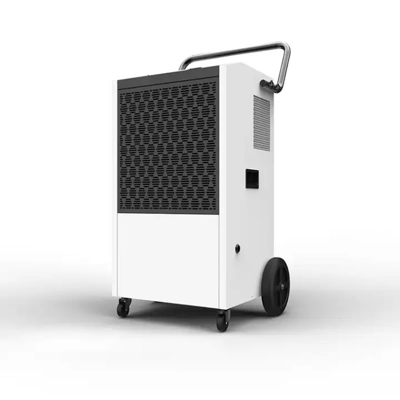 158L/D air dryer industrial commercial portable dehumidifier With Big Wheels Water Tube Continuous Drainage