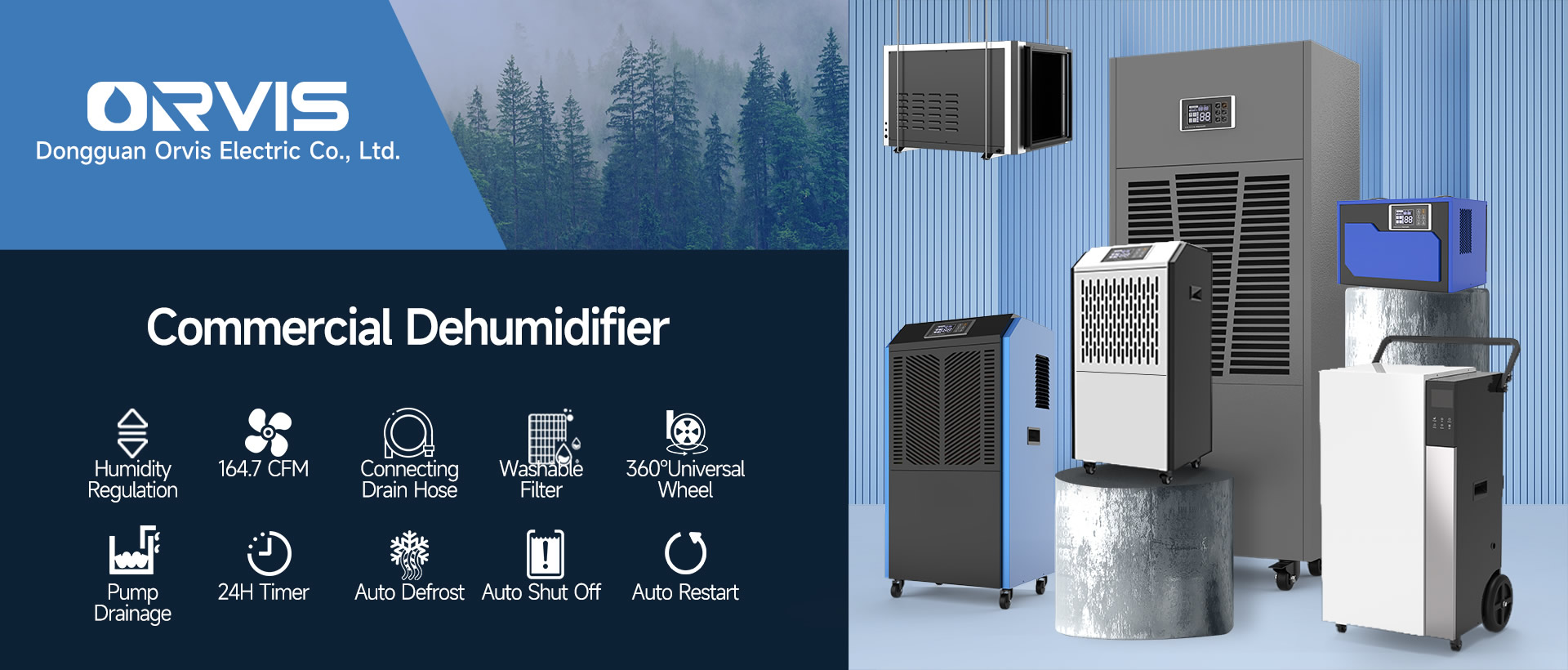 Mobile/manual dehumidifier